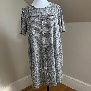 Loft Plus Tweed A Line Dress